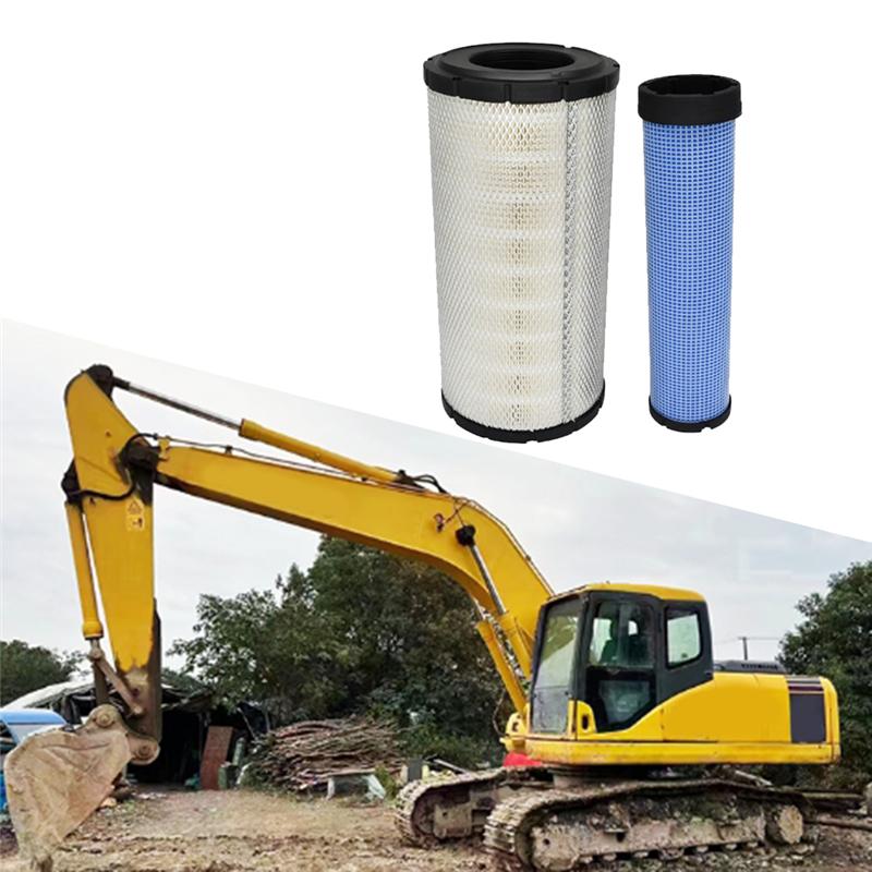 Элементы воздушного фильтра 600-185-3100 600185310 Для экскаватора Komatsu PC200-7 PC200-8 PC228US Запчасти