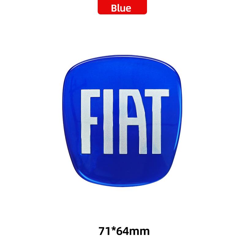 44mm 71mm 75mm 89mm Car Front Rear Logo Auto Grille Emblem sticker steer wheel Accessories For Fiat Abarth 500 Bravo Punto Panda