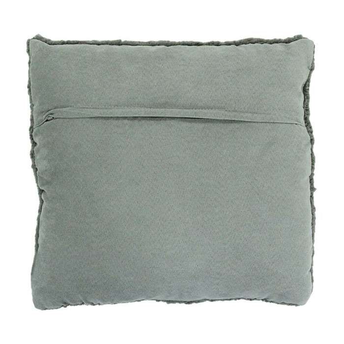 Extra-soft Wool-look Cushion Grey 40x40