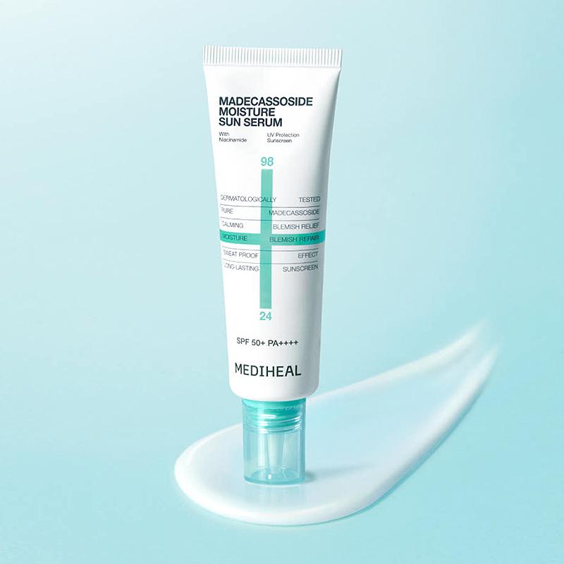 

Mediheal Мадекассосид Увлажняющая Солнцезащитная Сыворотка Восстанавливающая SPF 50+ PA++++ 50мл