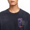 Nike Men's Casual Cotton Loose-Fit Black T-Shirt