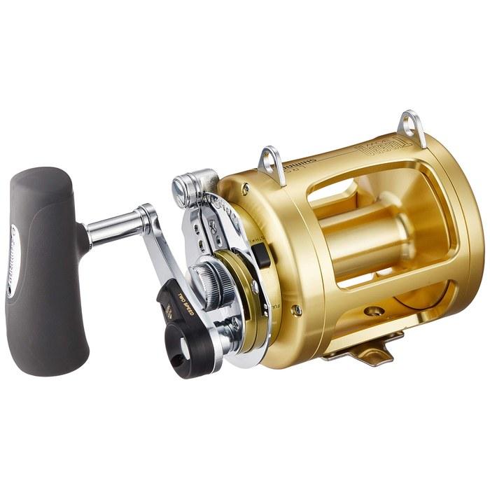 Мультипликаторная катушка Shimano Tiagra 30W LRSA (Правая рука) - Золото