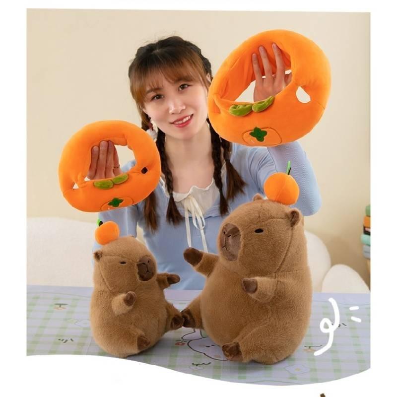 Adorable Capybara Plush Toy Soft Short Plush Animal Pillow For Home Decor And Gifts