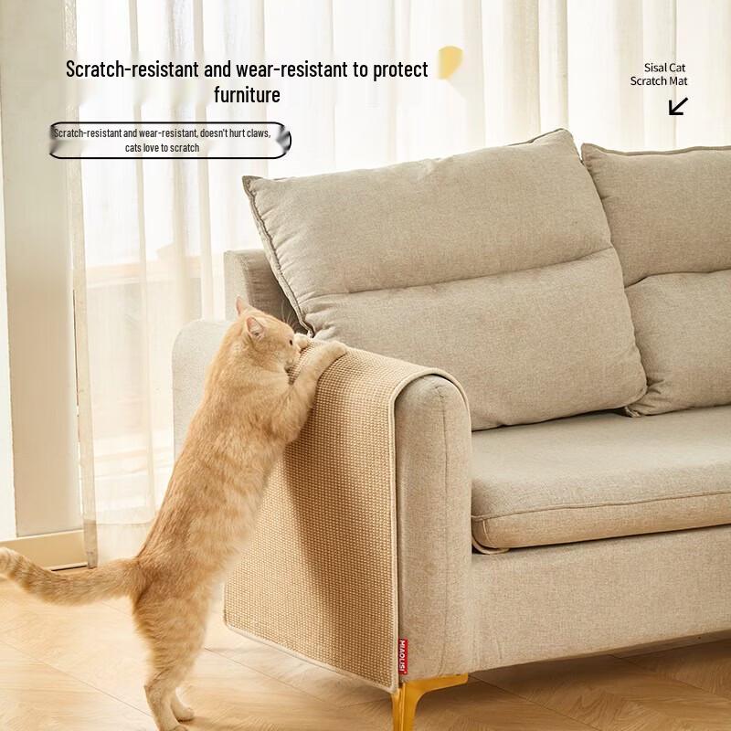 YUNXIAOSHI Durable Wall-Mounted Cat Scratch Pad