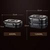 2024 Stainless Steel Lunch Box Portable Business Simple Compartment Bento Box Kitchen Leakproof Food Containers for Men Fitness Meal