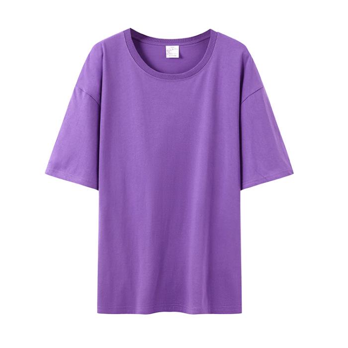 190g Combed Cotton Summer Casual Short-Sleeved T-Shirt