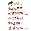 12 Pieces Animals Model Jungle and Zoo Figurines Lifelike Craft Educational Learning Toys