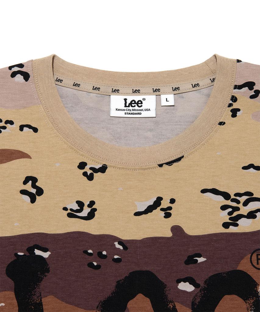 LEE Spray Logo Long Sleeve T-Shirt Camouflage