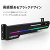 Support Universel pour Carte Vidéo Novonest Support GPU avec Fonction LED ARGB, SYNC Carte Mère 5V 3PIN [GS05ARG]