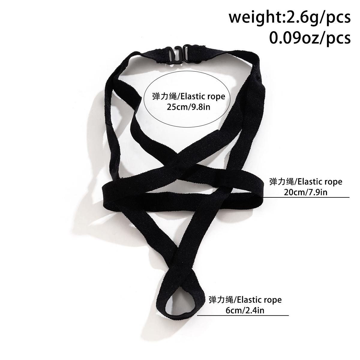 

Аксессуары, одиночное простое геометрическое украшение стопы с пальцами, креативный эластичный пояс, черный крестообразный браслет на щиколотку для женщин