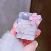 Flower Transparent Usb 20W Phone Charger Protective Case With Cable Winder Cover For Iphone Power Adapter Protector