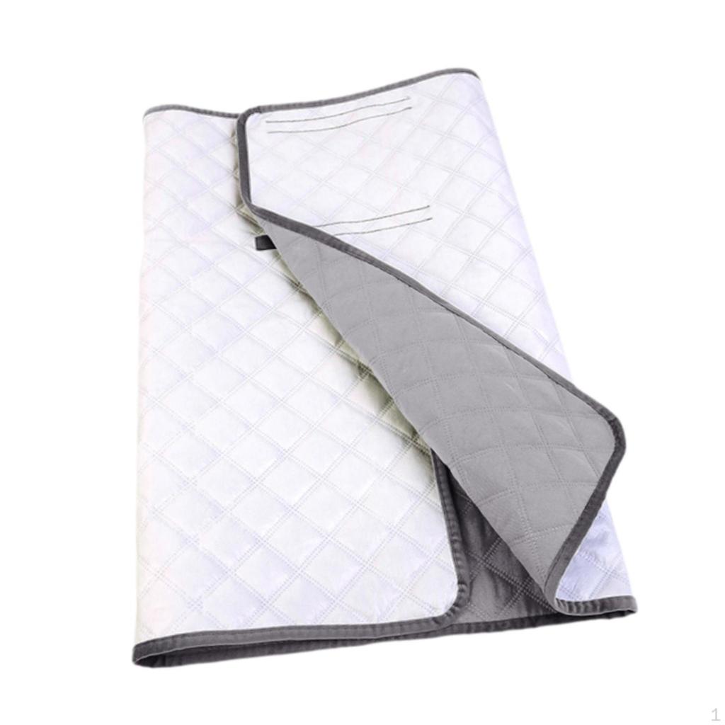 Wearable Incontinence Bed Pad Adults Diaper Skirt Comfortable Absorbent Washable Mat for