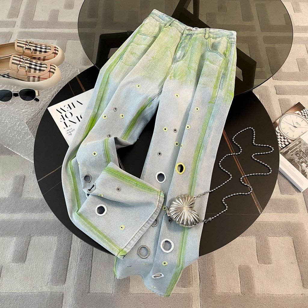 2023 European Style Trendy Slimming Wide-Leg Summer Jeans