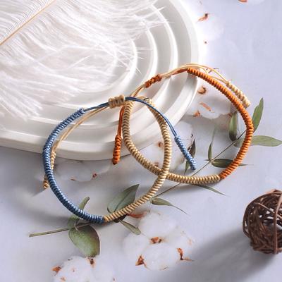 Cord Bracelet for Women Handmade Woven Zodiac Year Bracelet Ethnic Style Unique Bracelet