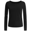 Shop   Women Round Long Sleeve T shirT Khaki Dai Wsh 12128