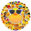 10/25/50pcs Lovely Duck Cartoon Graffiti Stickers for DIY Scrapbook Stationery Water Bottle Phone Laptop Guitar Decal