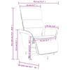 Massage Chair with Footrest Dark Green Fabric