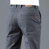Pantalones Casuales Rectos Elásticos Resistentes al Desgaste para Hombre - Estilo Coreano para Primavera/Otoño