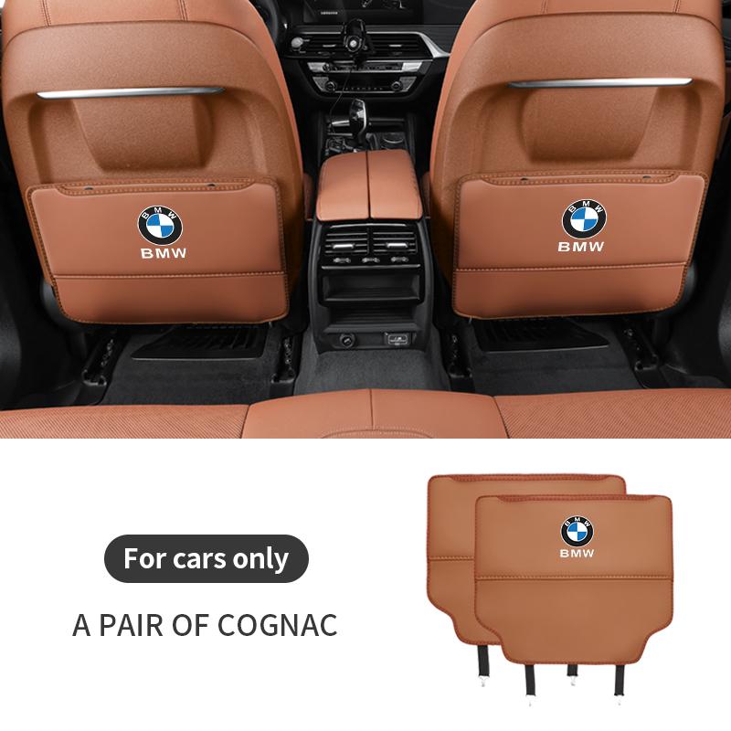 Car Seat Back Protection Anti-Kick Pad Rear Seat Organizer Storage Bag For BMW X1 X3 X4 X5 E39 E46 E60 E90 F10 F20 F30 F15 M2 M3 Rvzc66