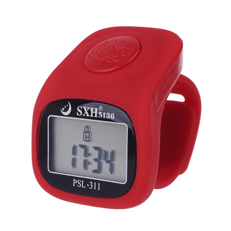 K1KA LED Finger Tally Counter Digital Electronic Tasbeeh Counter Handheld Clicker 1