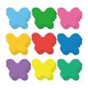 108 Pezzi Ritagli Rotondi Ritagli a Farfalla Ritagli di Fiori Primaverili Carta Colorata Assortita Fustellati per Bacheca