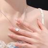 Super Immortal Five-piece Set~ Princess Design Necklace Moonstone Light Luxury Simple Versatile Neck Chain Niche Clavicle Chain Exquisite