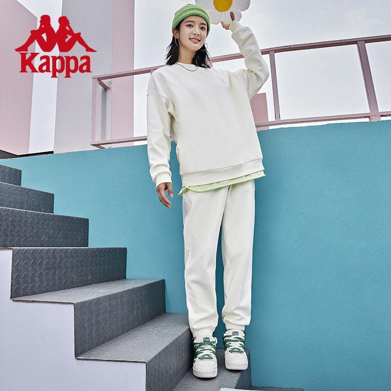 Kappa Sports Set New Men's and Women's Velvet Casual Hoodies and Pants
