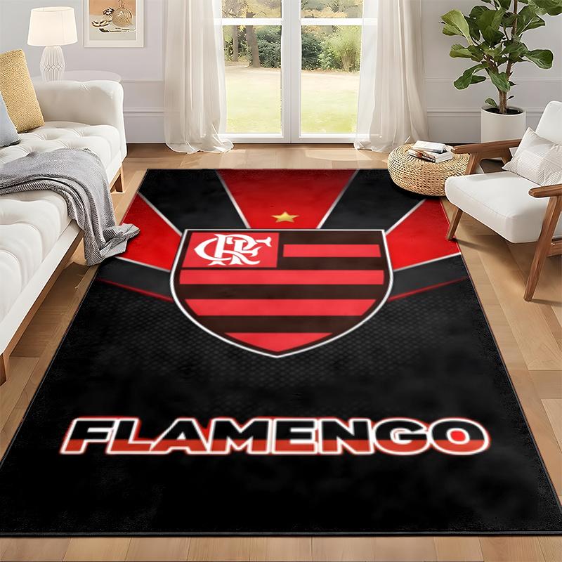 CR Flamengo Carpet Door Mat for Living Room or Bedroom Protective Mat Under Chair Office Decoration Christmas Gift Birthday Present