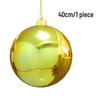 Colorful Matte Christmas Tree Hanging Ball - Decorative Round Ornaments for Holiday Celebration