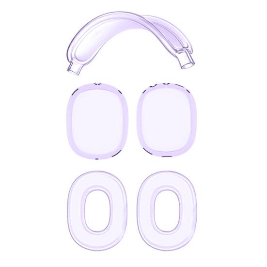 Kopfhörerhülle für AirPods Max Vollständige Schutzhülle Weiche Silikonhülle Kratzfest & Schweißbeständig Präzise Aussparungen Ohrpolster Kopfbügel Schutz