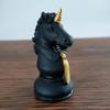 Black & White International Chess Figurines Statue Chess Pieces Board Games Accessories Home Decor Chessmen Ornaments