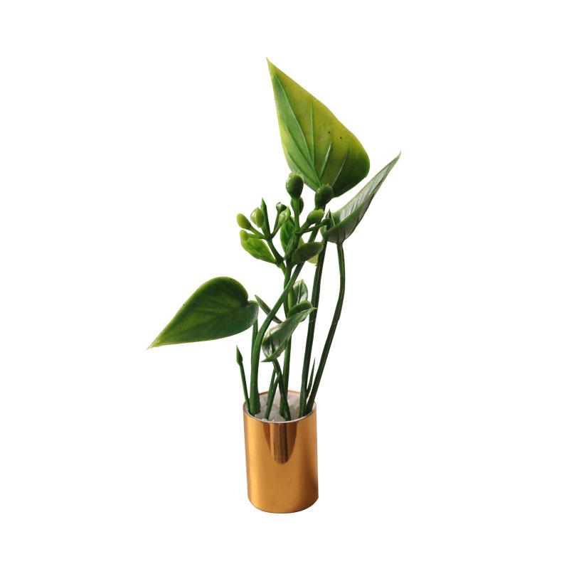 Miniature Potted Greenery Plant for 1:12 Scale Dollhouse BJD Pretend Play