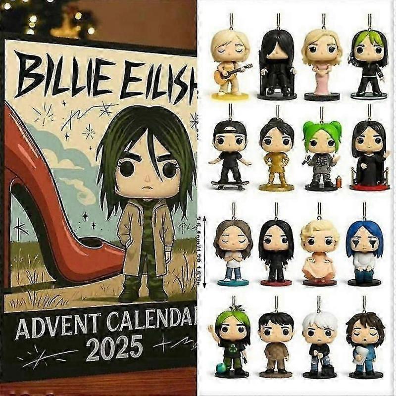 Billie Eilish Collectible Advent Calendar with 24 Mystery Minifigures