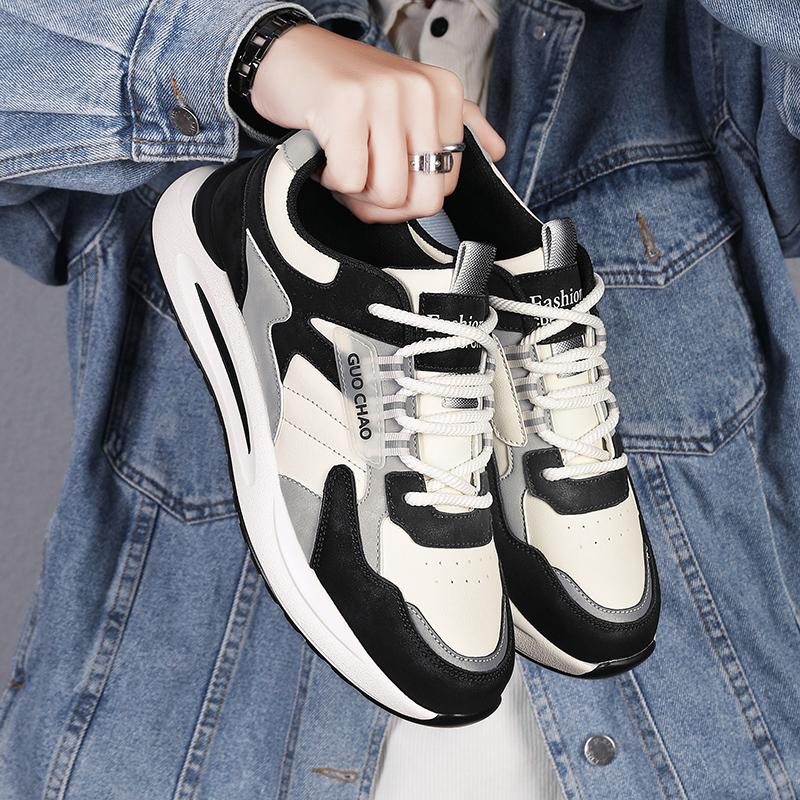 

Мужская мода кроссовки для скейтбординга уличные кроссовки студенческие низкие повседневные туфли большого размера EU: 47 чёрный