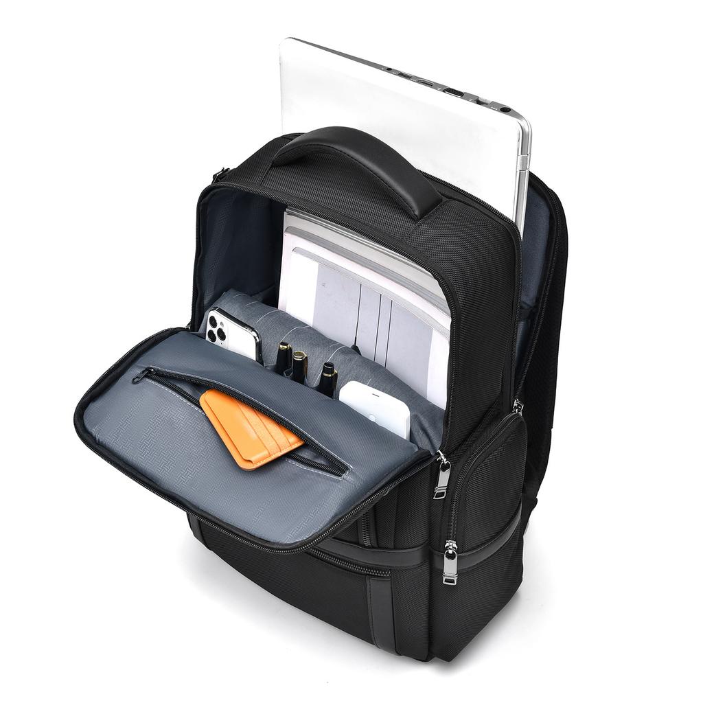 Schoolbag New Quality Men's Backpack Large Capacity Commuter Computer Bag Simple Anti-splashing Travel Business Backpack