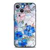 Fashion Flower Pattern Phone Case For iPhone 17 16 15 Pro Max 11 12 13 14 7 8 Plus SE 2020 X XR XS Cover Soft Black