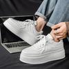 Fashion Autumn Fashion Mens Shoes New Breathable White Sneakers Versatile Thick-soled Height-increasing Sports Shoes and Casual Sneakers
