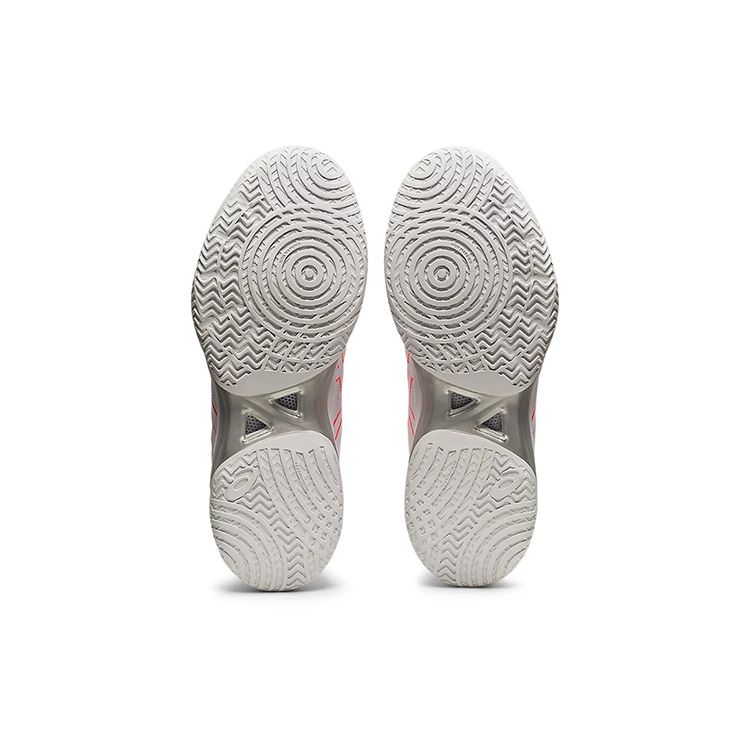 Asics Gel-Hoop V13 Round Toe Lace-Up Mid-Top Basketball Shoes Men Basketball Shoes White Red 1063A035-103