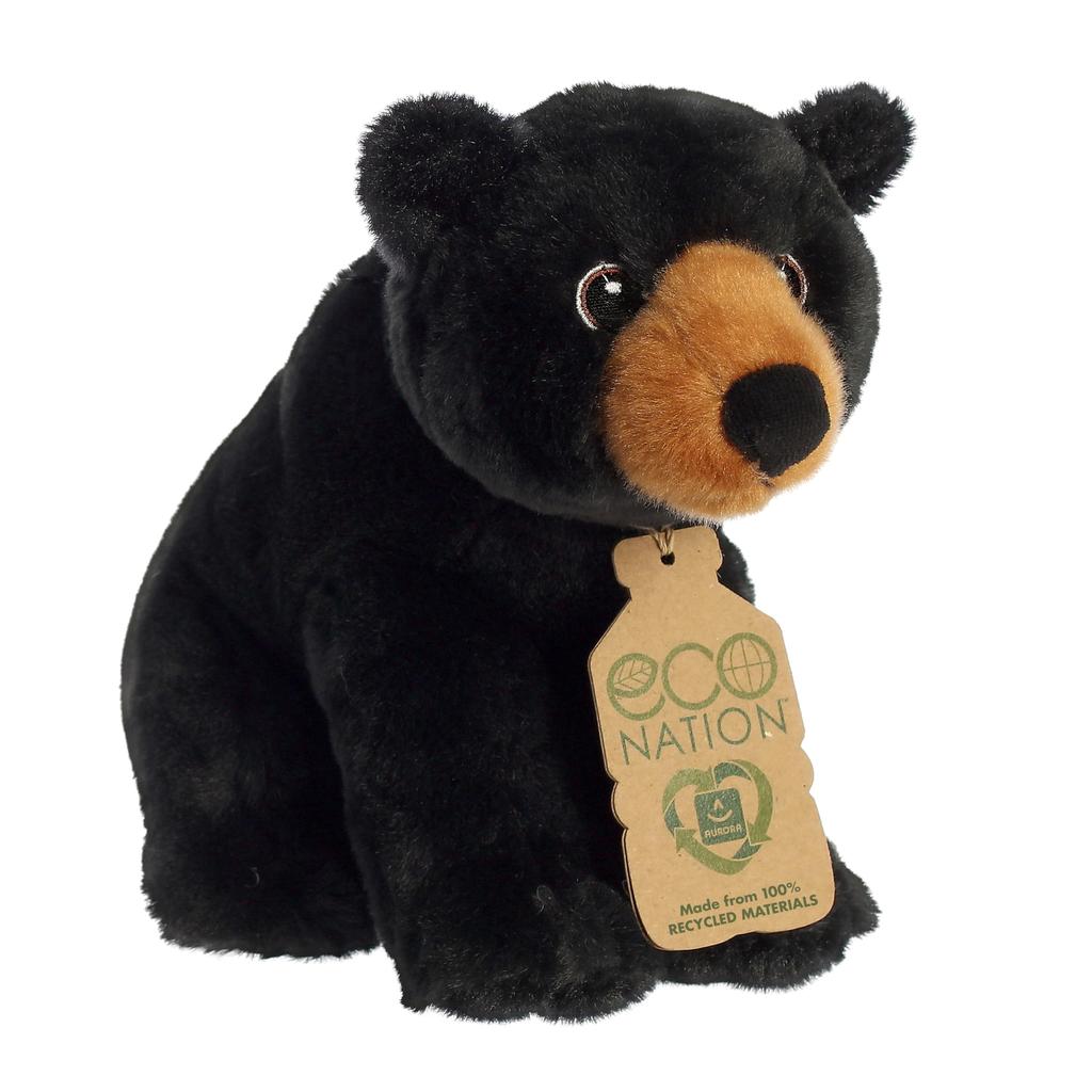 Aurora World Plush Toy Econation Black Bear