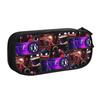 Kawaii Cartoon Doors Anime Game Pencil Case for Boys Girls Large Storage Pen Box Bag Stationery