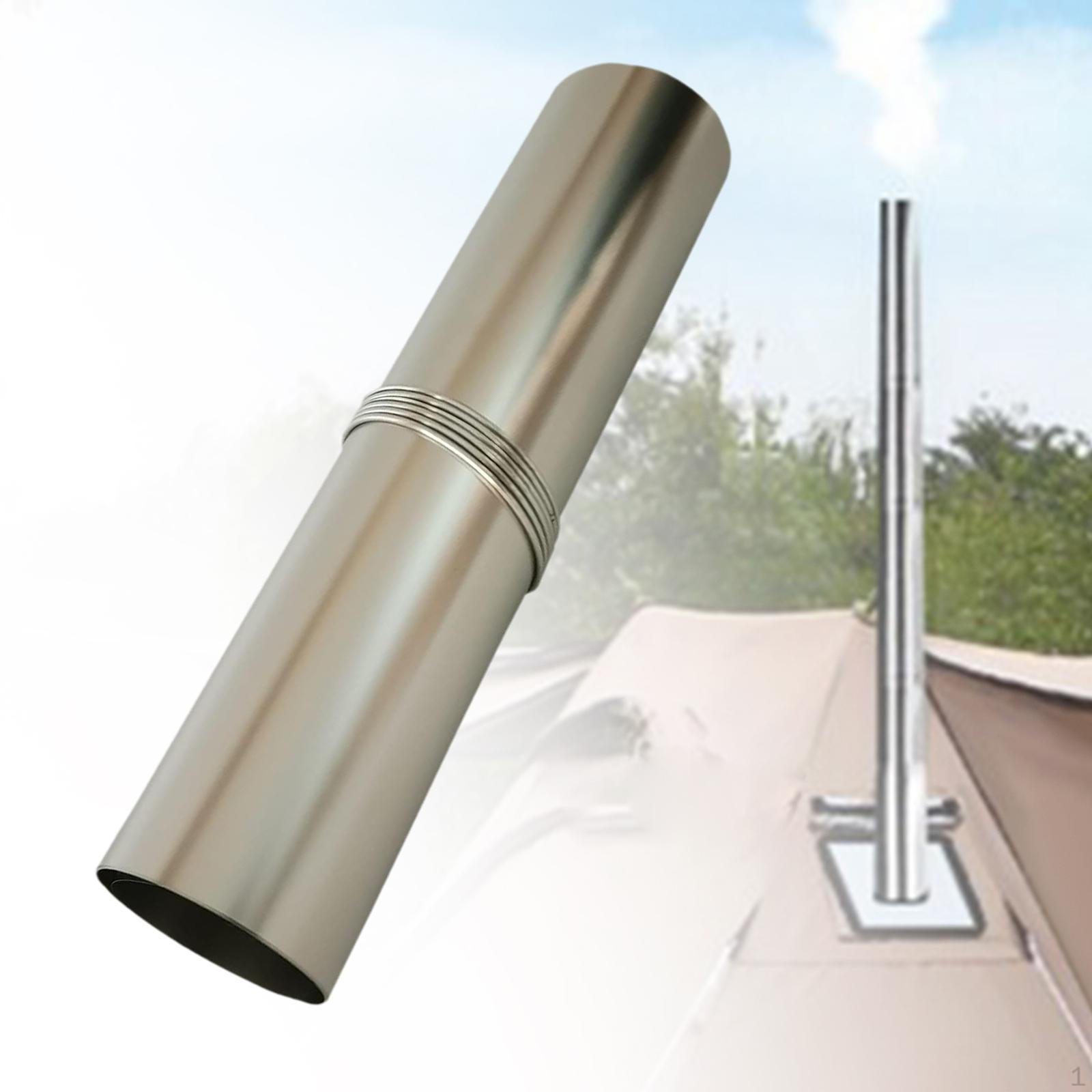 Stove Pipe Ultralight DIY Tent Accessories Rollable for Camping Outdoor S