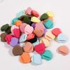 20 Pcs Mini Heart Shape Cushions Air Cushion Powder Puff Latex Free Mixed Sponge And Cosmetic Puff Is Used For Liquid Foundation