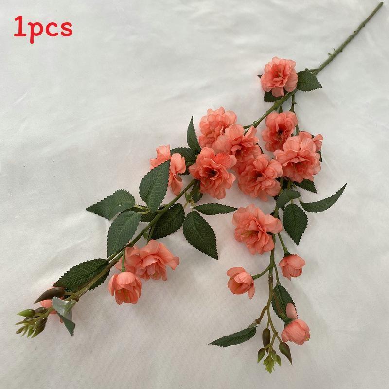 

Bouquet Flower Camellia For Table Centerpiece Home Office Decorations Gifts кирпич красный