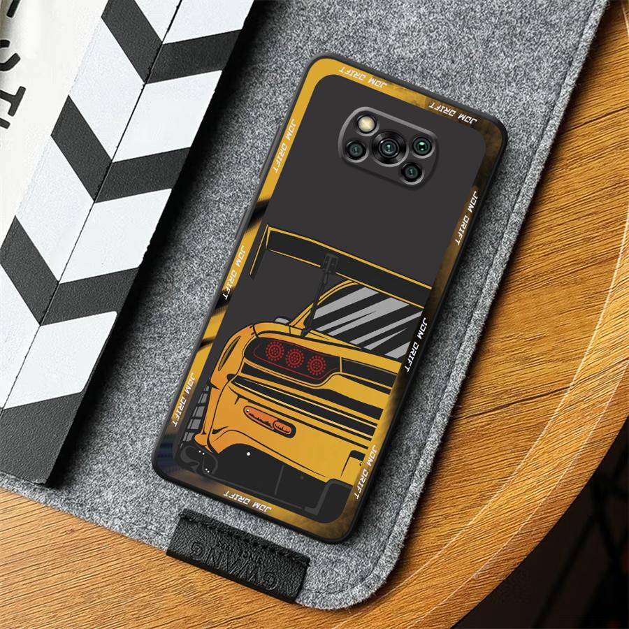 Fashion Car Funda Phone Cover Case for Xiaomi Poco F8 C50 F3 X7 X3 X4 X5 Pro C71 M5 C61 C75 F1 M7 Pro M3 M4
