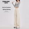 TonLion Women's Straight-Leg Curved Sweatpants