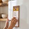 Decorative Grocery List Pad Magnetic Refrigerator Notepad, Highland Cow/Bow/Leopard Print, Shopping Cute Stationery for Home Kitchen Fridge And Metal