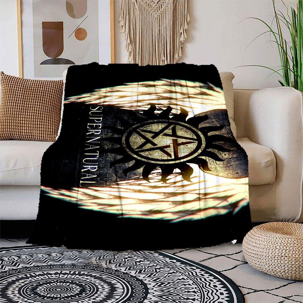 

Supernatural Angel Wings Phone Wallpaper Blanket Flannel Throw Blanket for Sofa, Bed, Travel, Camping, Office, Couch, Chair, And Bed Gift f 150x180cm