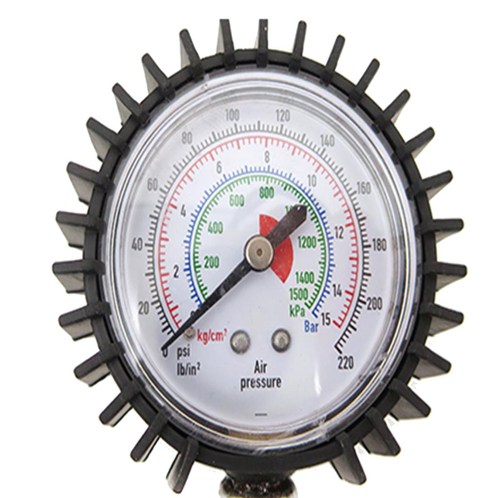 Portable Car Tyre Pressure Gauge, Accurate Air Compressor Tire Pressure Monitor for Vehicles