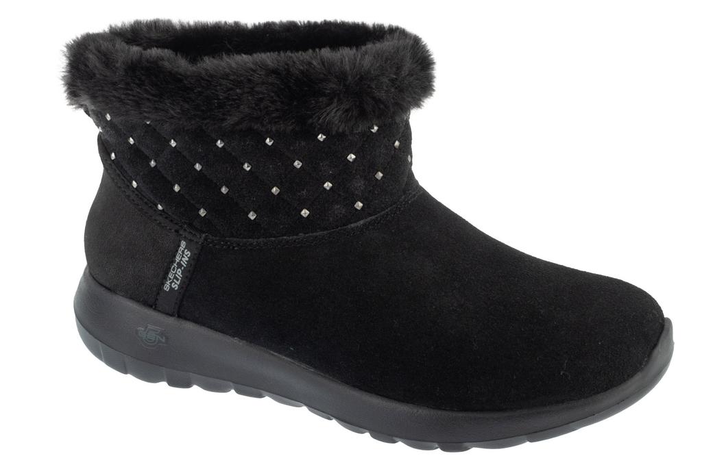 Skechers Slip-Ins: On-The-Go Joy - Cozy Shimmer, Womens black Winter boots