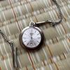 [USED] SEIKO Silver Pocket Watch